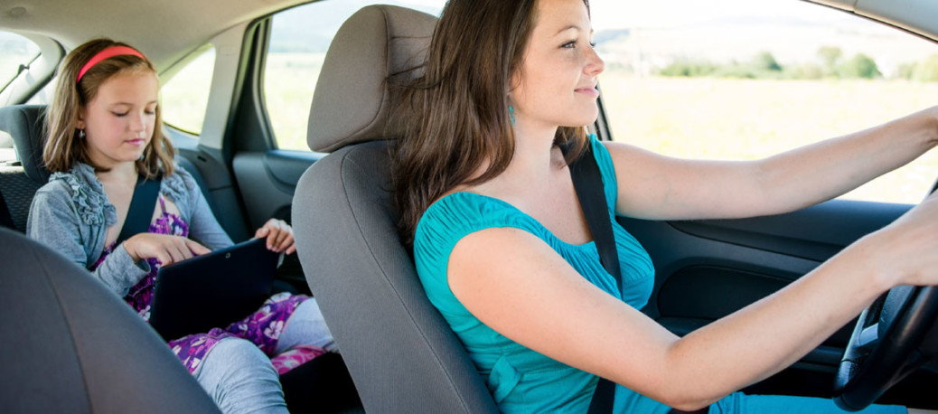 driving child carpooling